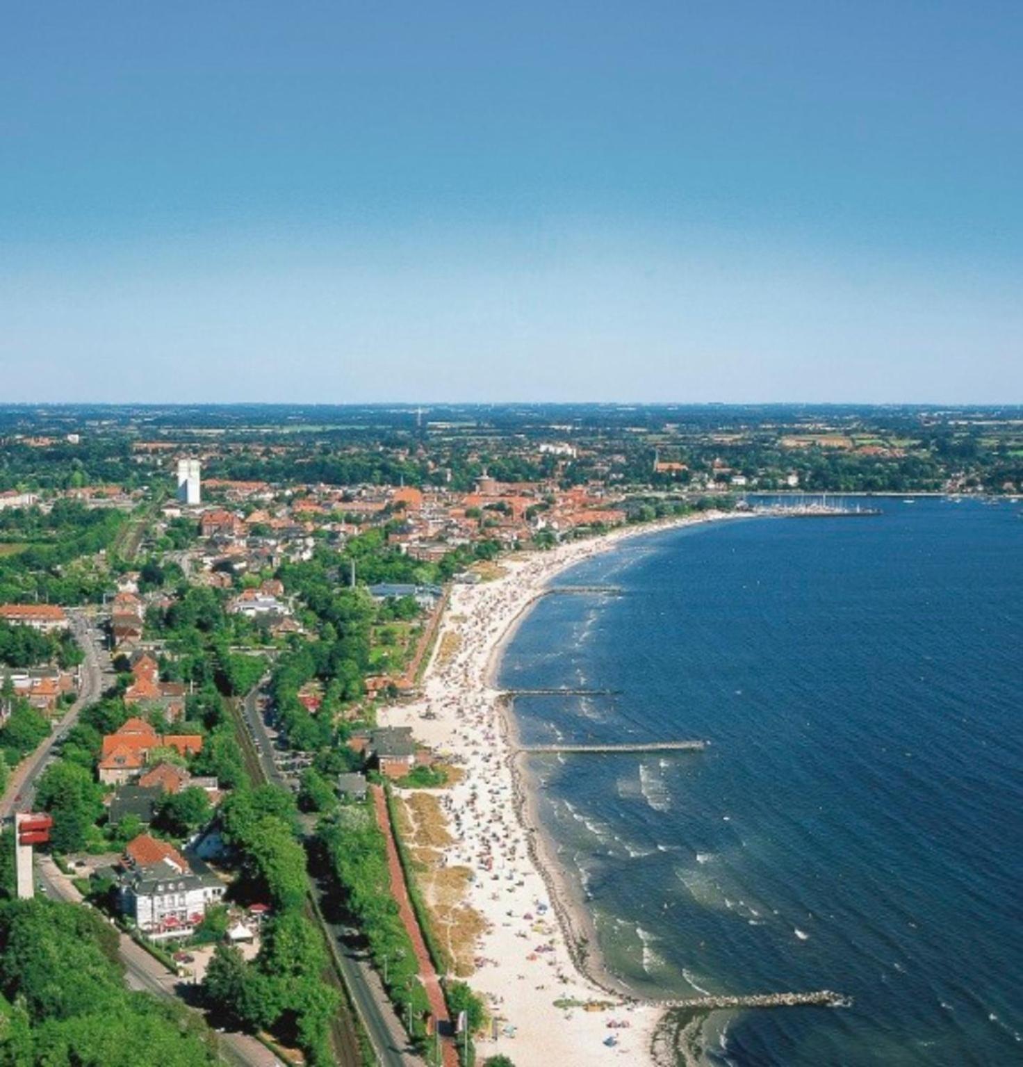 Apartment 42 "Segler", Mit Sauna, Blickrichtung Offene See Eckernförde Dış mekan fotoğraf