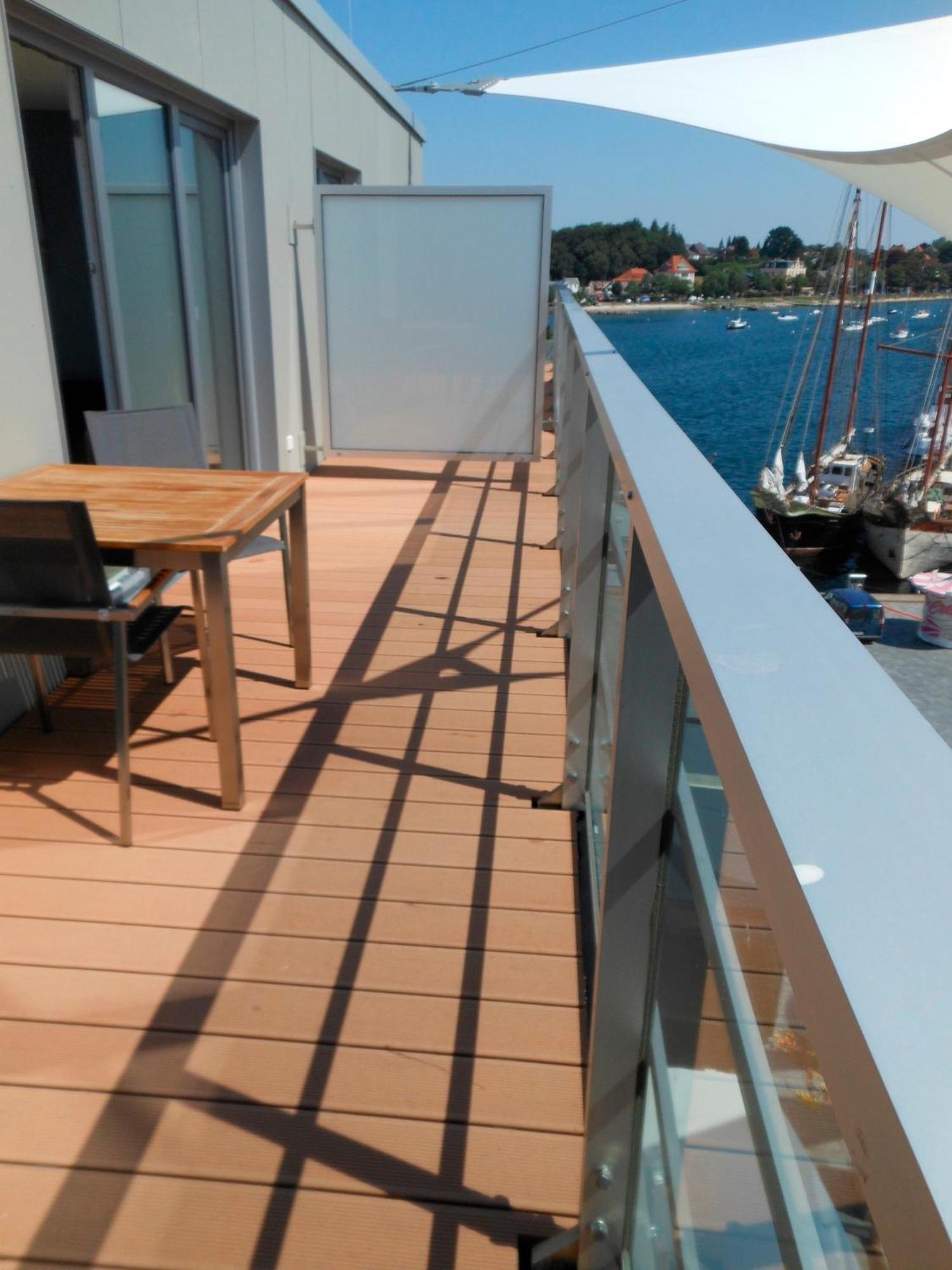 Apartment 42 "Segler", Mit Sauna, Blickrichtung Offene See Eckernförde Dış mekan fotoğraf
